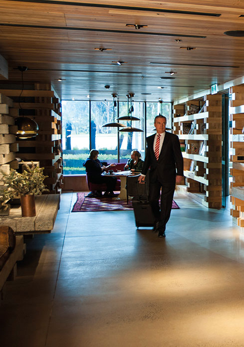 Nishi hotel foyer in New Acton