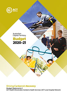 Australian Capital Territory Budget 2020-21: Driving Canberra's Recovery - Budget Statements C