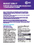 Support for Low-income households - Concessions Scheme thumbnail