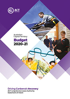 Australian Capital Territory Budget 2020-21: Driving Canberra's Recovery - ACT Long Service Leave Authority