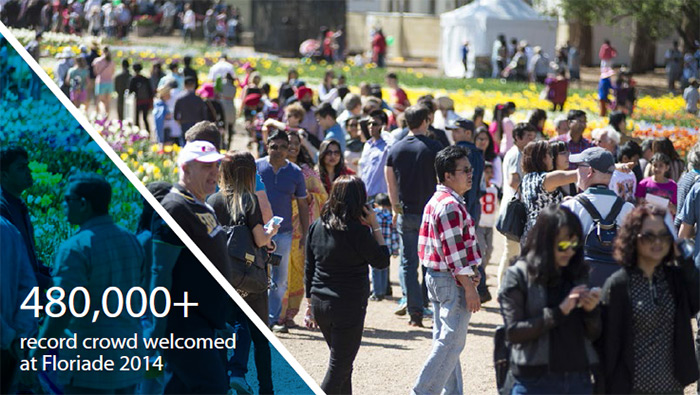 480000+ record crowd welcomed at Floriade 2014